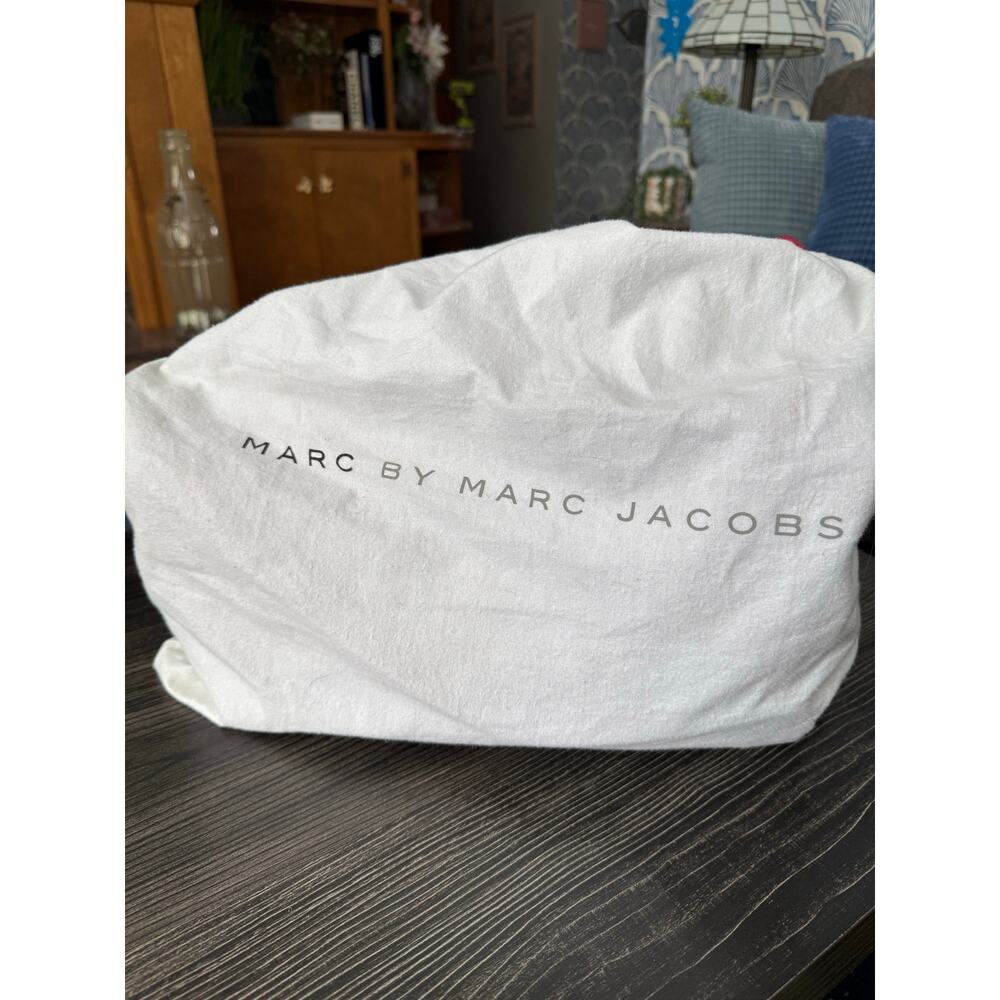 MARC by Marc Jacobs Red Leather Blake Large Full Zip Shoulder Hobo Hand Bag - Picture 8 of 15